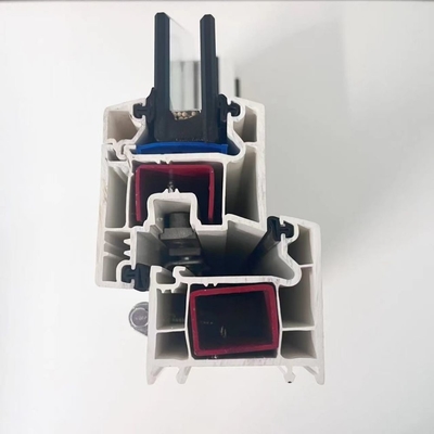 پروفیل پنجره های سفید UPVC ضدعفونی گرما GKBM 60 Sereis