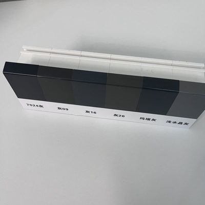 پروفیل پنجره های خاکستری UPVC GKBM جدید 60B عایق گرما